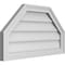 Ekena Millwork Octagonal Top Surface Mount PVC Gable Vent w/ 2"W x 1-1/2"P Brickmould Frame, 28"W x 16"H GVPOT28X1602SN - alternate 2